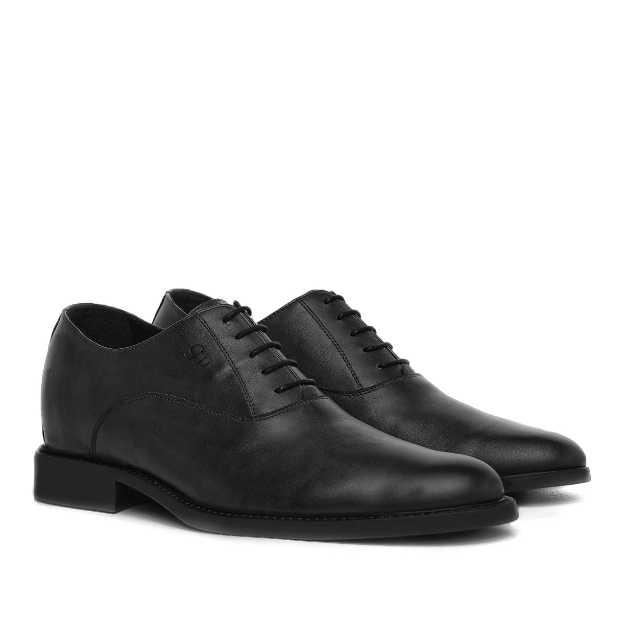 Cagliari - Chaussures Classiques rehaussantes en Cuir Pleine Fleur de 6 cm à 8 cm en plus