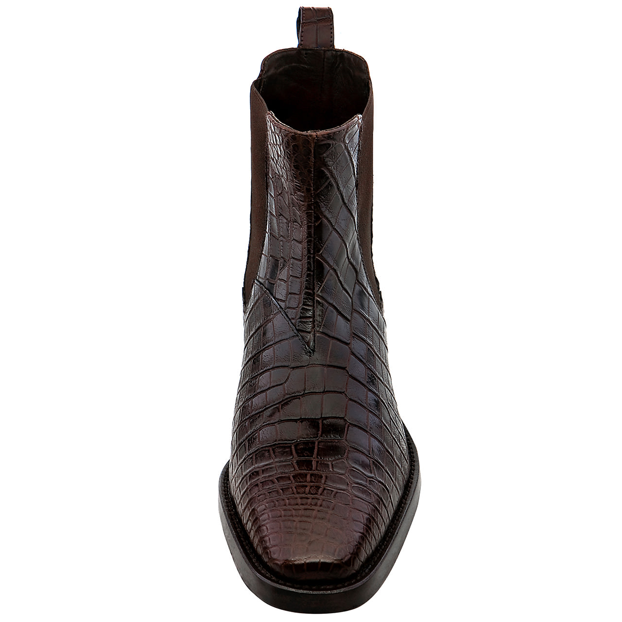Cape Town - Bottes rehaussantes en Cuir de Crocodile de 6 à 8 cm en plus