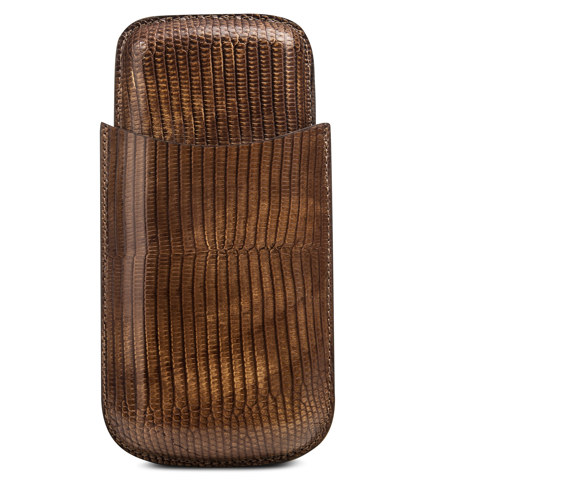 Elvis - Cigare case in Teju lizard Leather