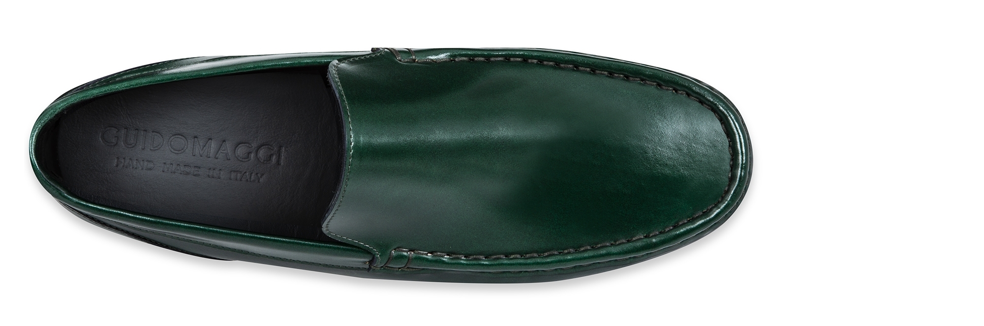 Jizan - Mocassins rehaussantes en Cuir Shell Cordovan jusqu'à 6,5 cm en plus