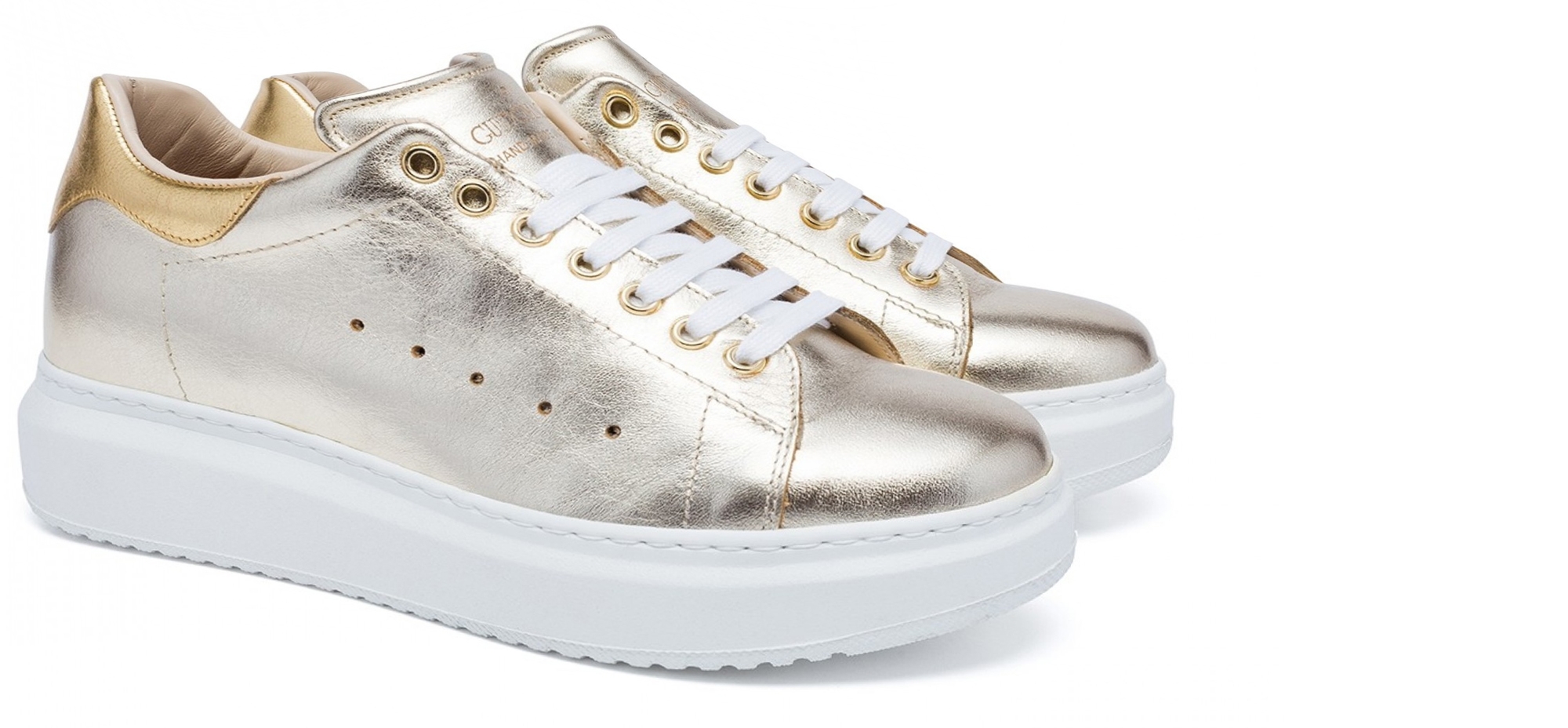 Guangzhou W - Baskets rehaussantes pour Femmes en Cuir Pleine Fleur de 6 à 8 cm en plus