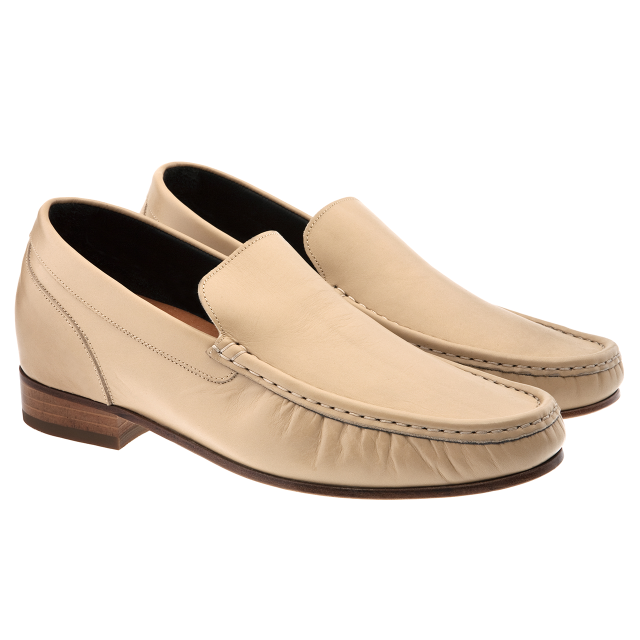 Belize - Mocassini con rialzo interno da uomo in Pieno Fiore Fino a 6 cm più alto