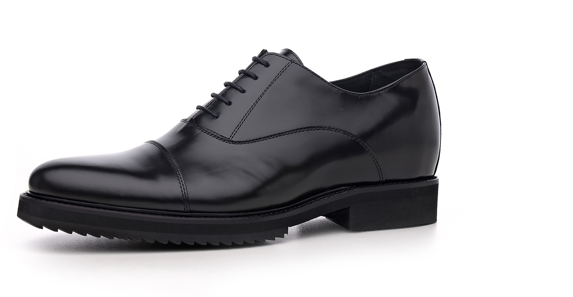 Adige - Elevator Shoes in Brushed Leather from 2.4 to 3.1 inches