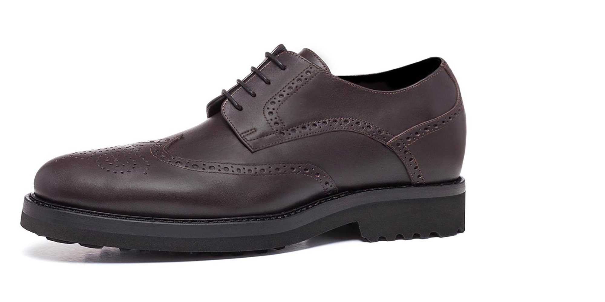 Bristol - Elevator Shoes in Full Grain Leather from 2.4 to 3.1 inches