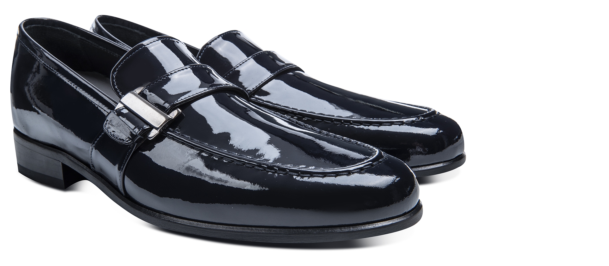 Ostend - Elevator Loafers in Varnish Leather up to 2.6 inches