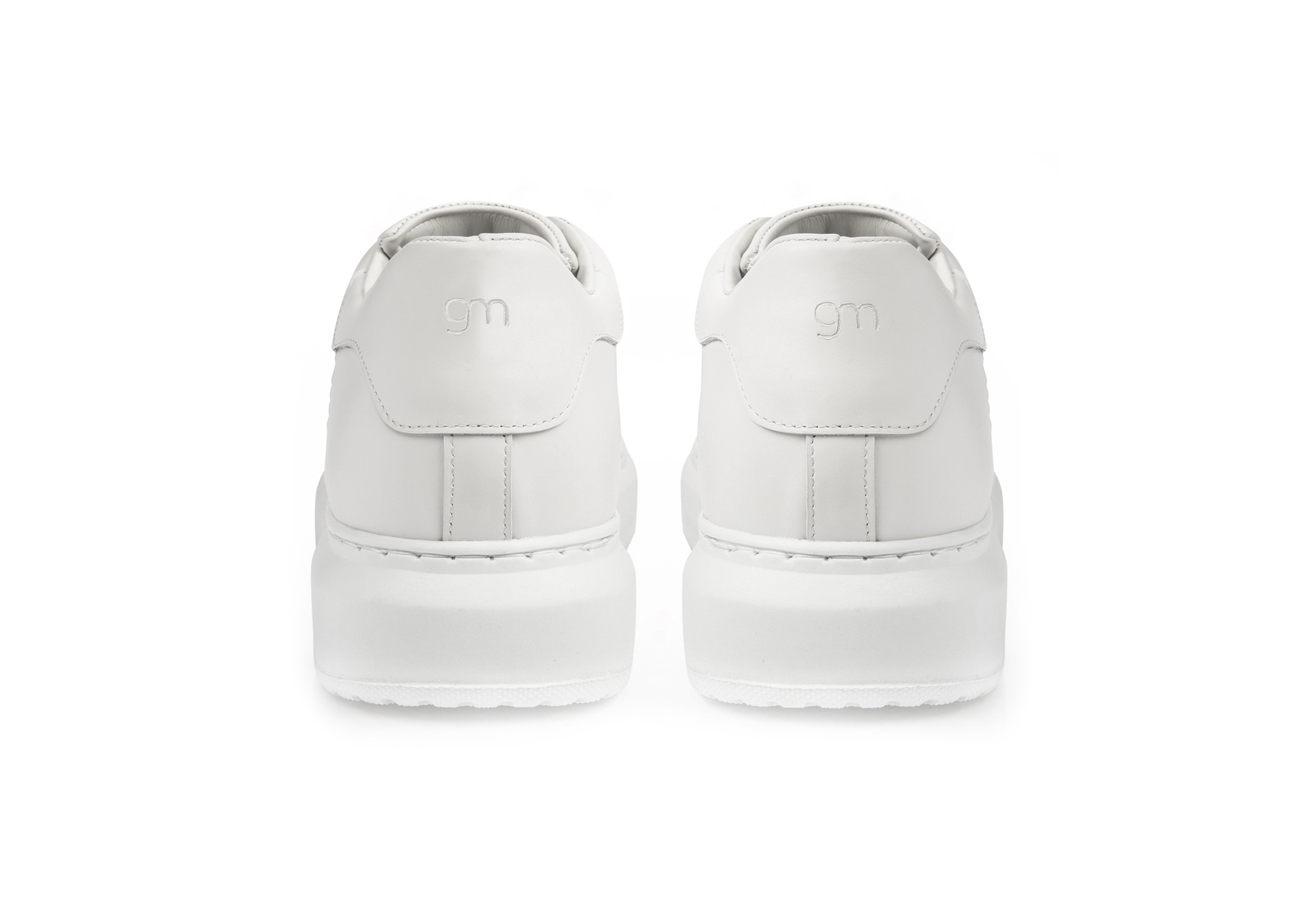 ALBA - SNEAKERS CON RIALZO IN PELLE FINO A 8 CM PIÙ ALTO