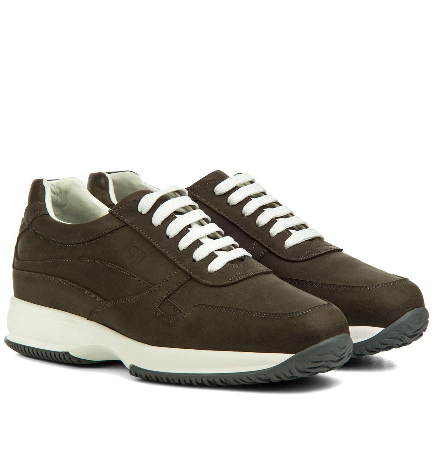 Wellington - Elevator Sneakers in Cordovan Leather from 2.4 to 4 inches