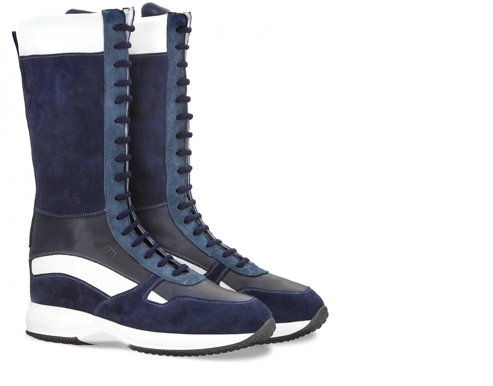 La Brea Avenue - Elevator Sneakers in Mix of Leathers from 3.1 to 4.9 inches