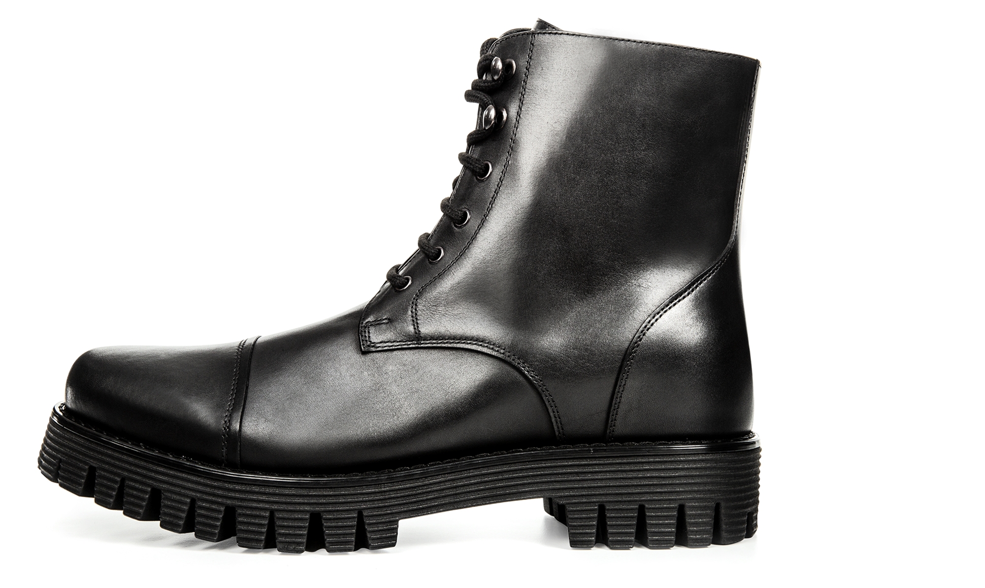 Bowie - Elevator Boots in Full Grain Leather from 2.4 to 4 inches
