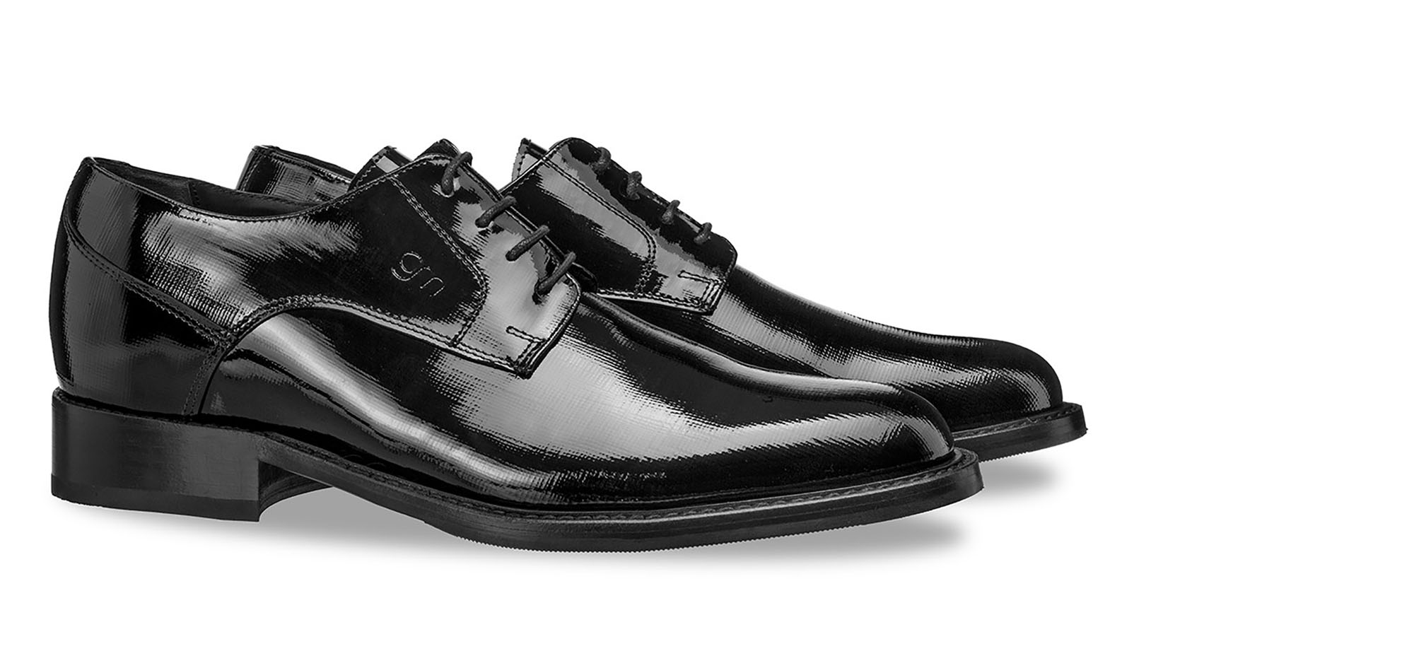 Tiziano - Scarpe Classiche con rialzo in Pelle Vernice Canapata Da 6 a 8 cm più alto