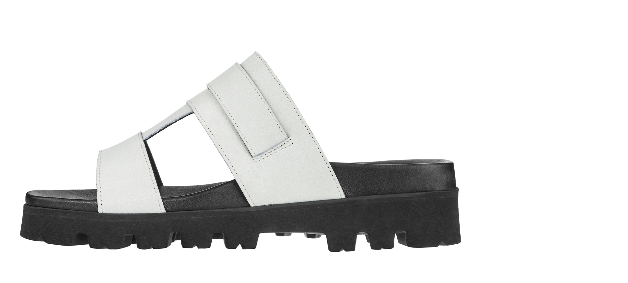 Barbuda - Elevator Sandals in Full Grain Leather up to 2 inches