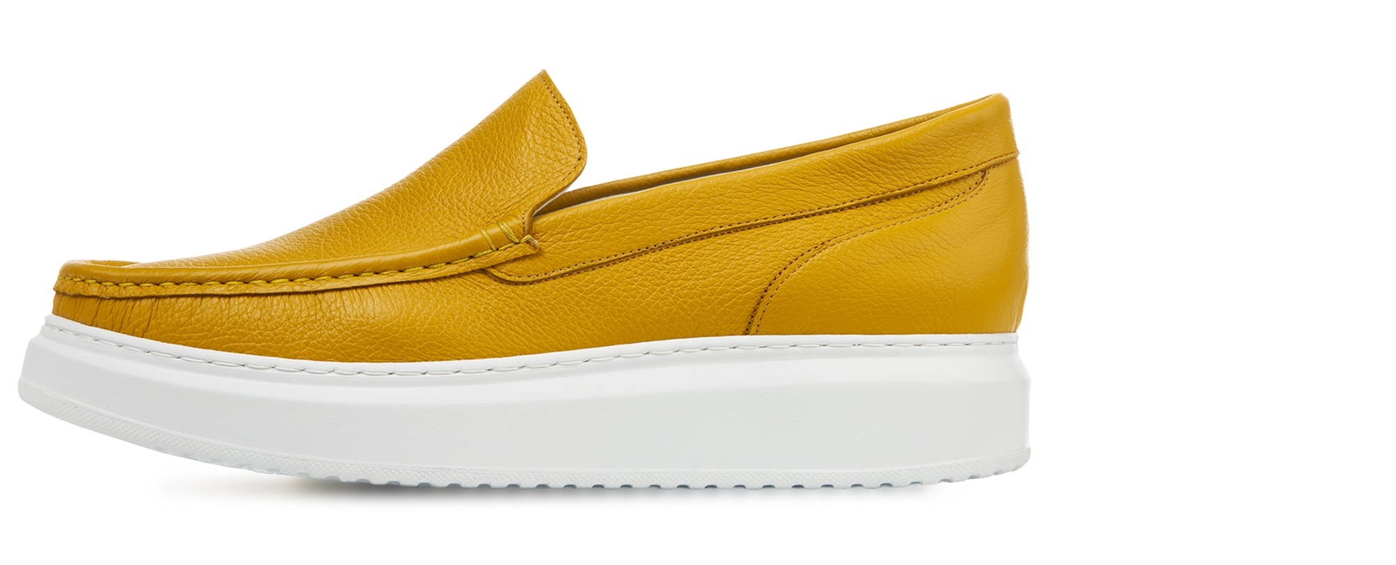 Cala D'Or - Mocassins Slip-On rehaussants en Cuir Cerf jusqu'à 7 cm en plus