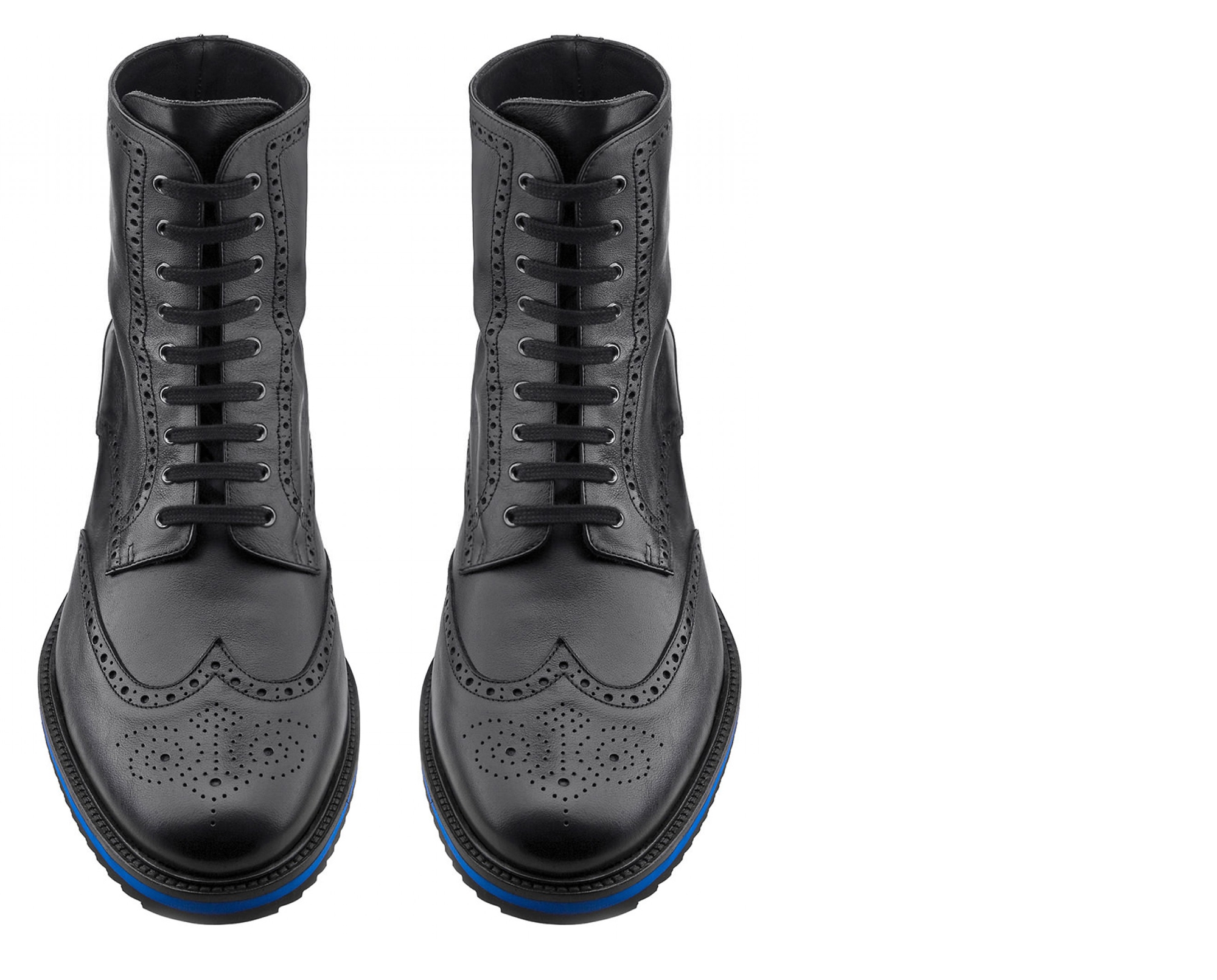 Berlin - Elevator Boots in Leather/fabric from 2.4 to 4 inches