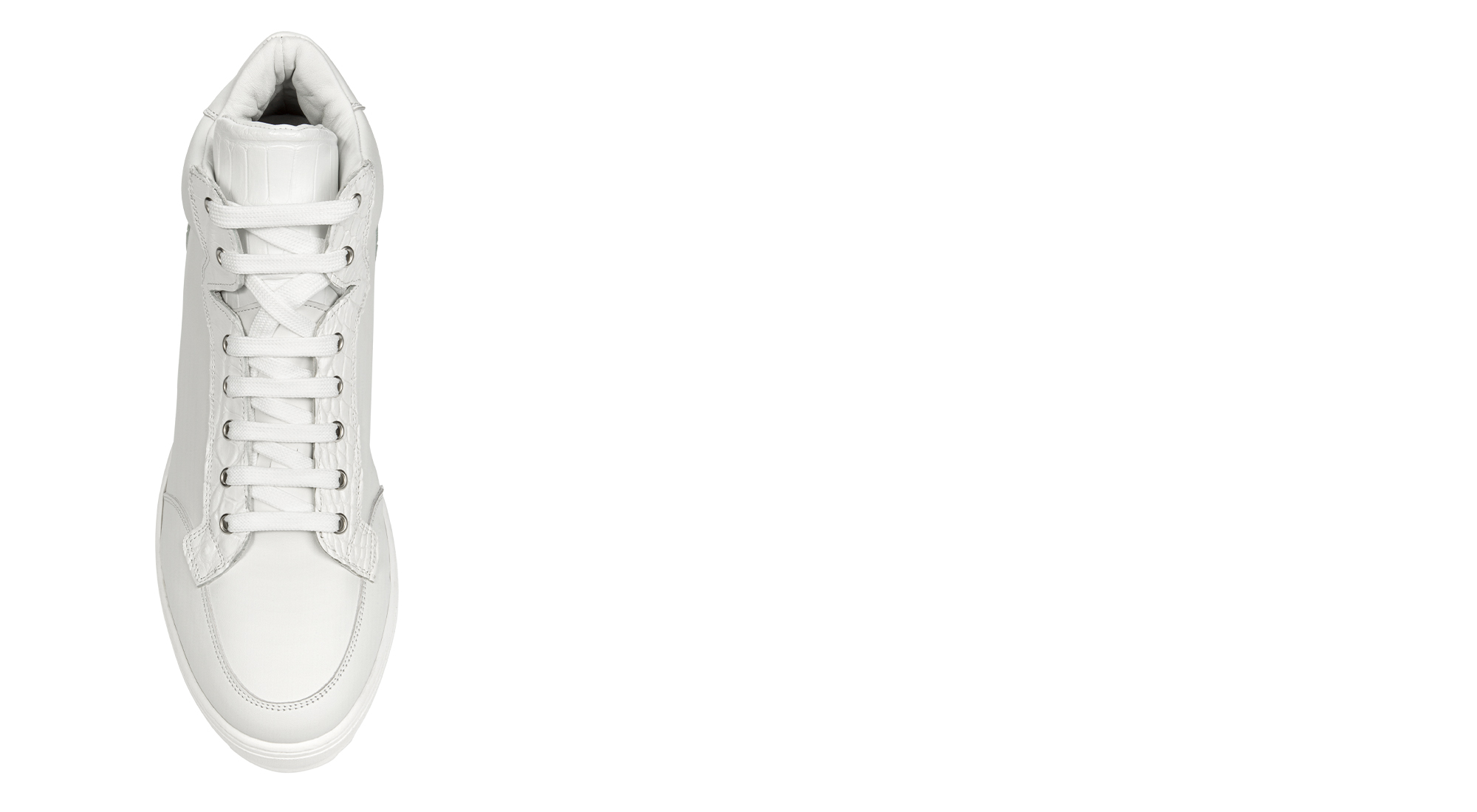 Ravello - Sneakers con rialzo interno da uomo in Mix Pelle da 6 a 10 cm più alto