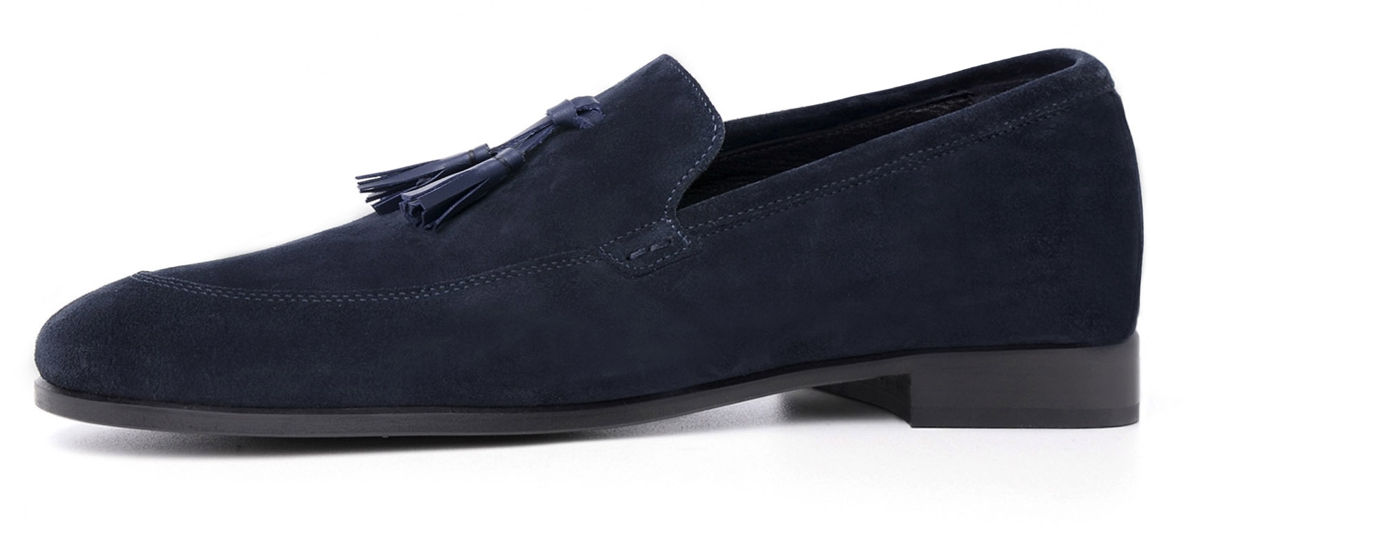 Borgo Egnazia - Mocassini scarpe rialzanti in Pelle Scamosciato da 6 a 8 cm più alto