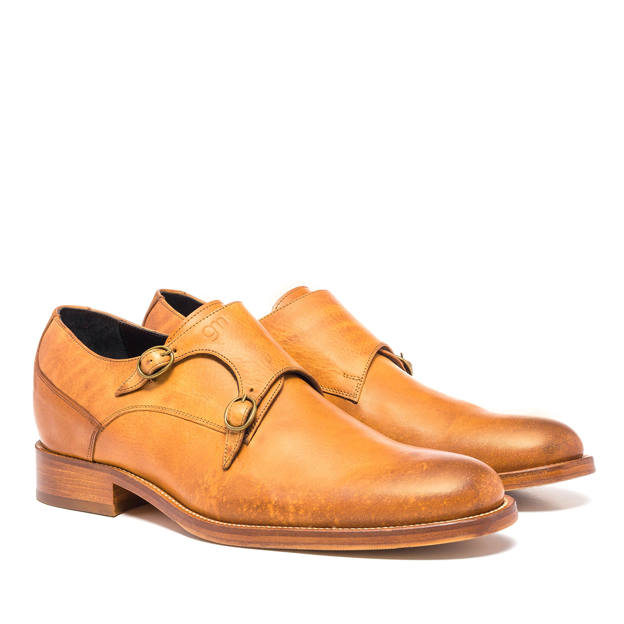 Columbus Circle - Scarpe Classiche rialzate in Pelle Pieno Fiore fino a 8 cm più alto
