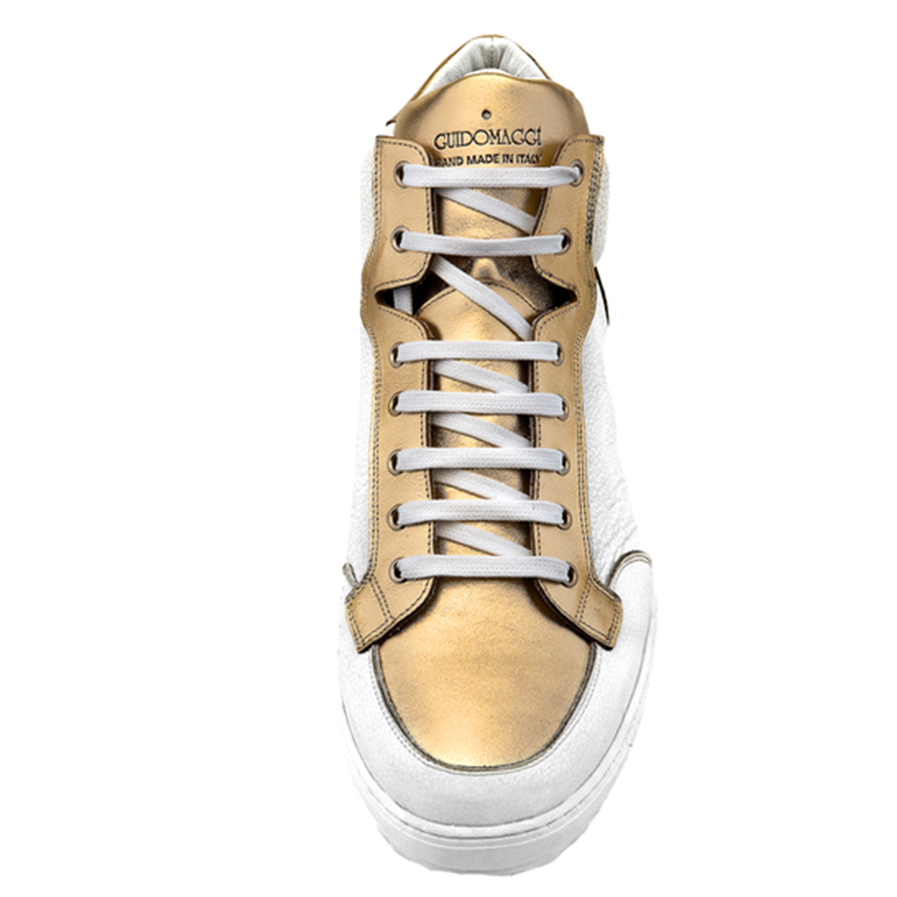 France - Elevator Sneakers in Full Grain Leather from 2.4 to 4 inches