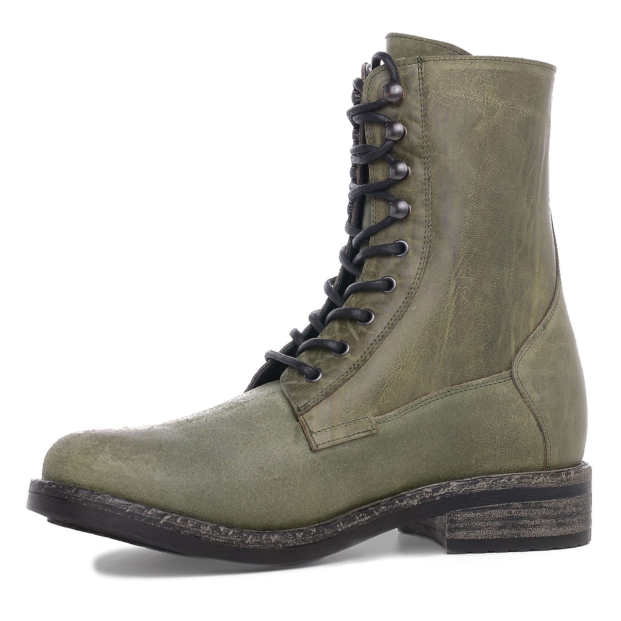 Dortmund - Elevator Boots in Cordovan Leather from 2.4 to 4 inches