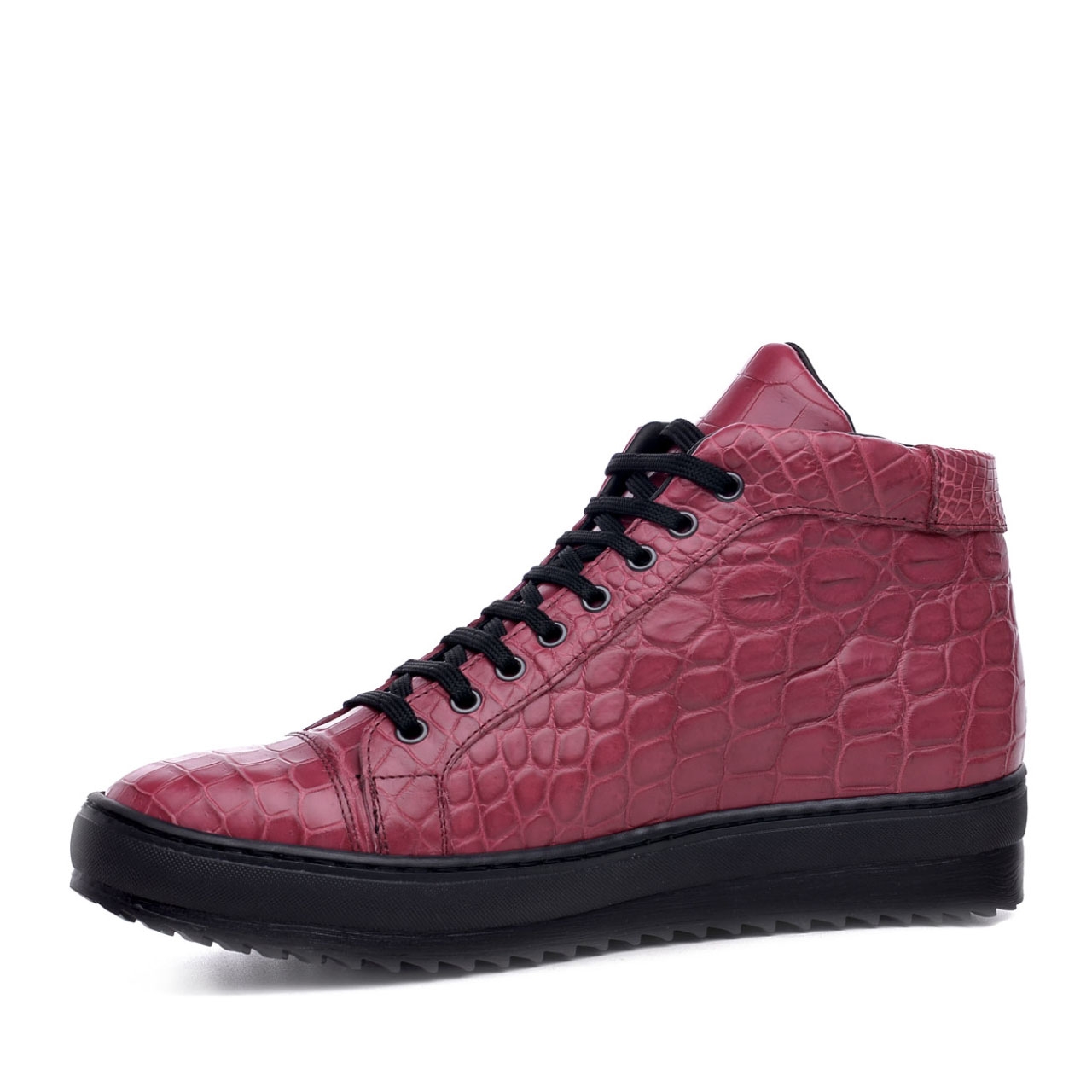 Roseau - Elevator Sneakers in Leather plus from 2.4 to 3.1 inches
