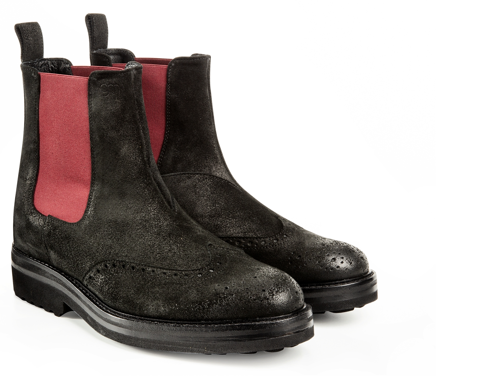 Annapolis - Elevator Boots in Suede Leather from 2.4 to 4 inches