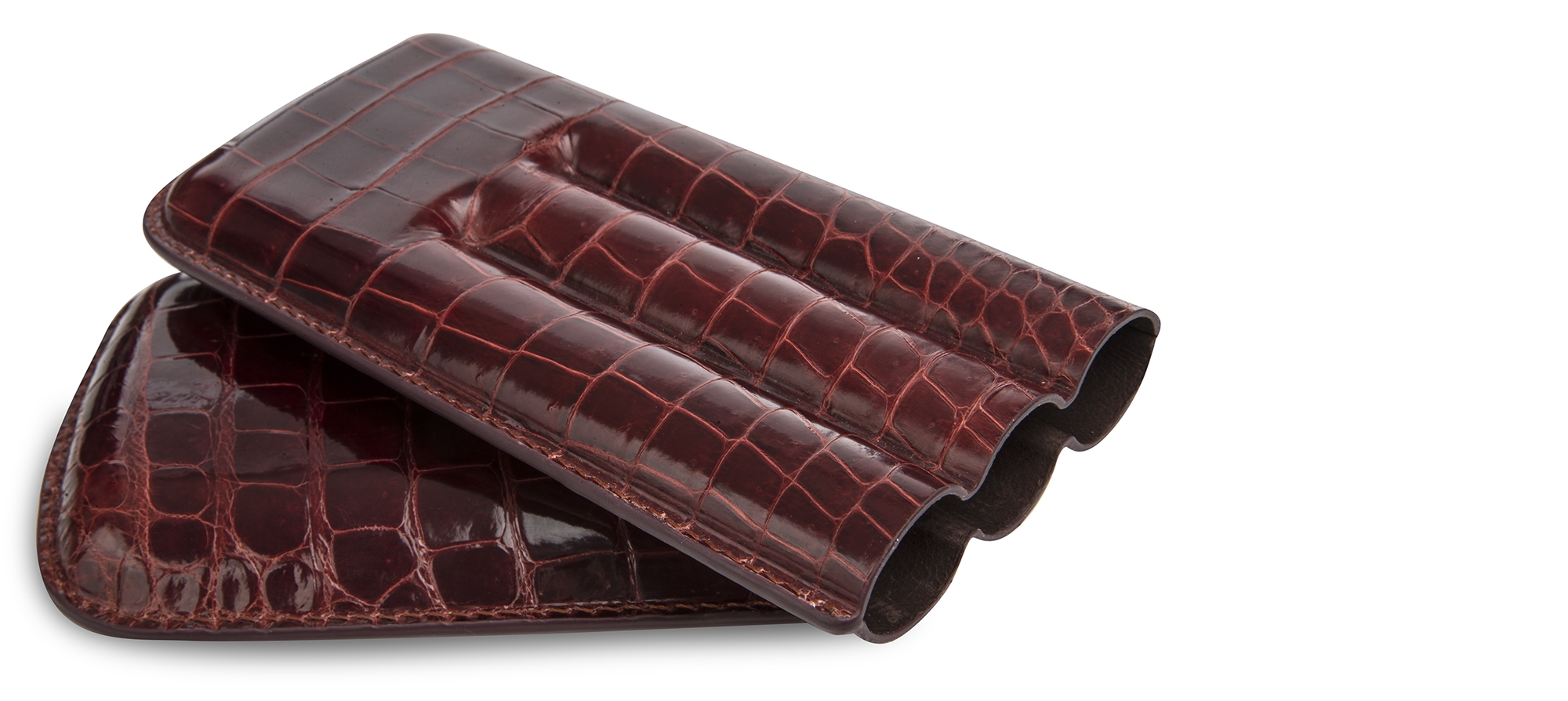  Prince - Cigare case in crocodile Leather