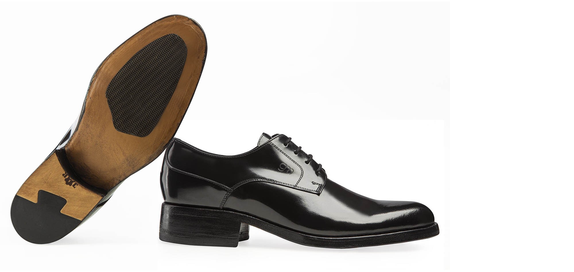Caravaggio - Chaussures Classiques rehaussantes en Cuir Brossé de 6 cm à 8 cm en plus