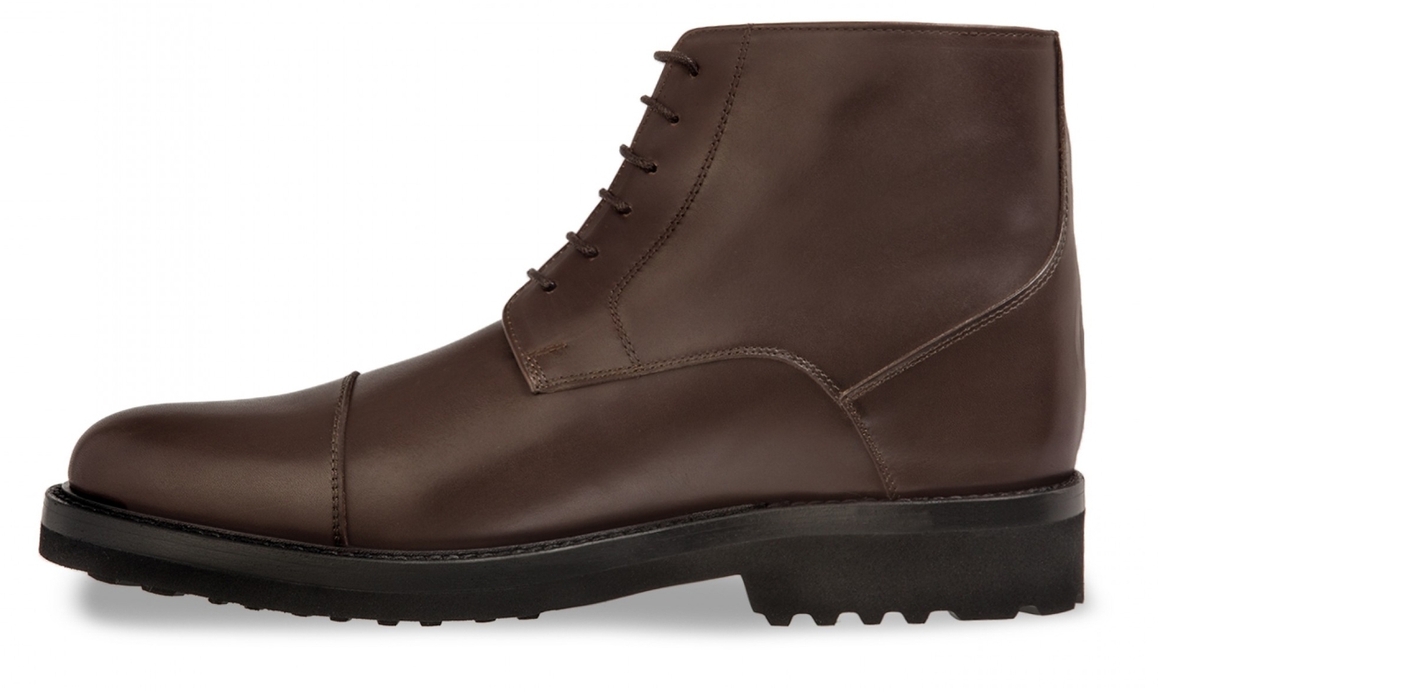Dresden - Elevator Boots in Full Grain Leather from 2.4 to 3.1 inches