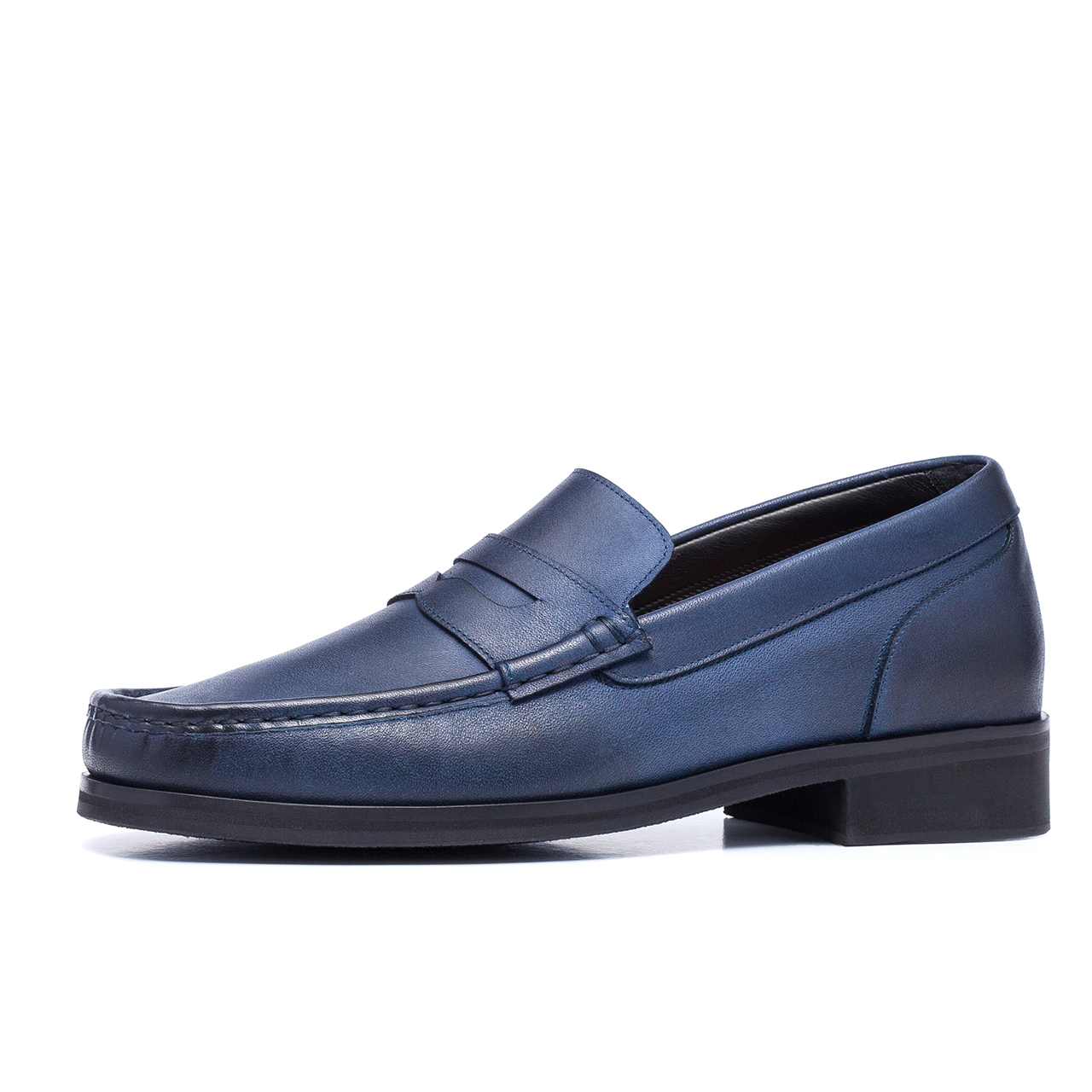  Pesaro - Elevator Loafers in Full grain Leather up to 2.6 inches