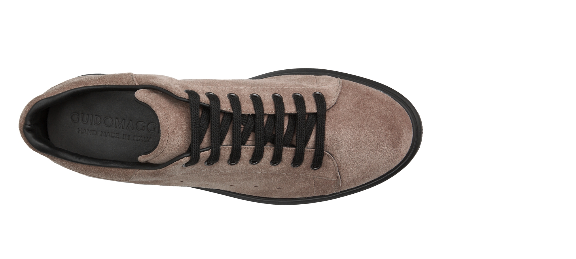 Johor - Baskets Rehaussantes en Cuir Daim de 6 cm à 8 cm en plus