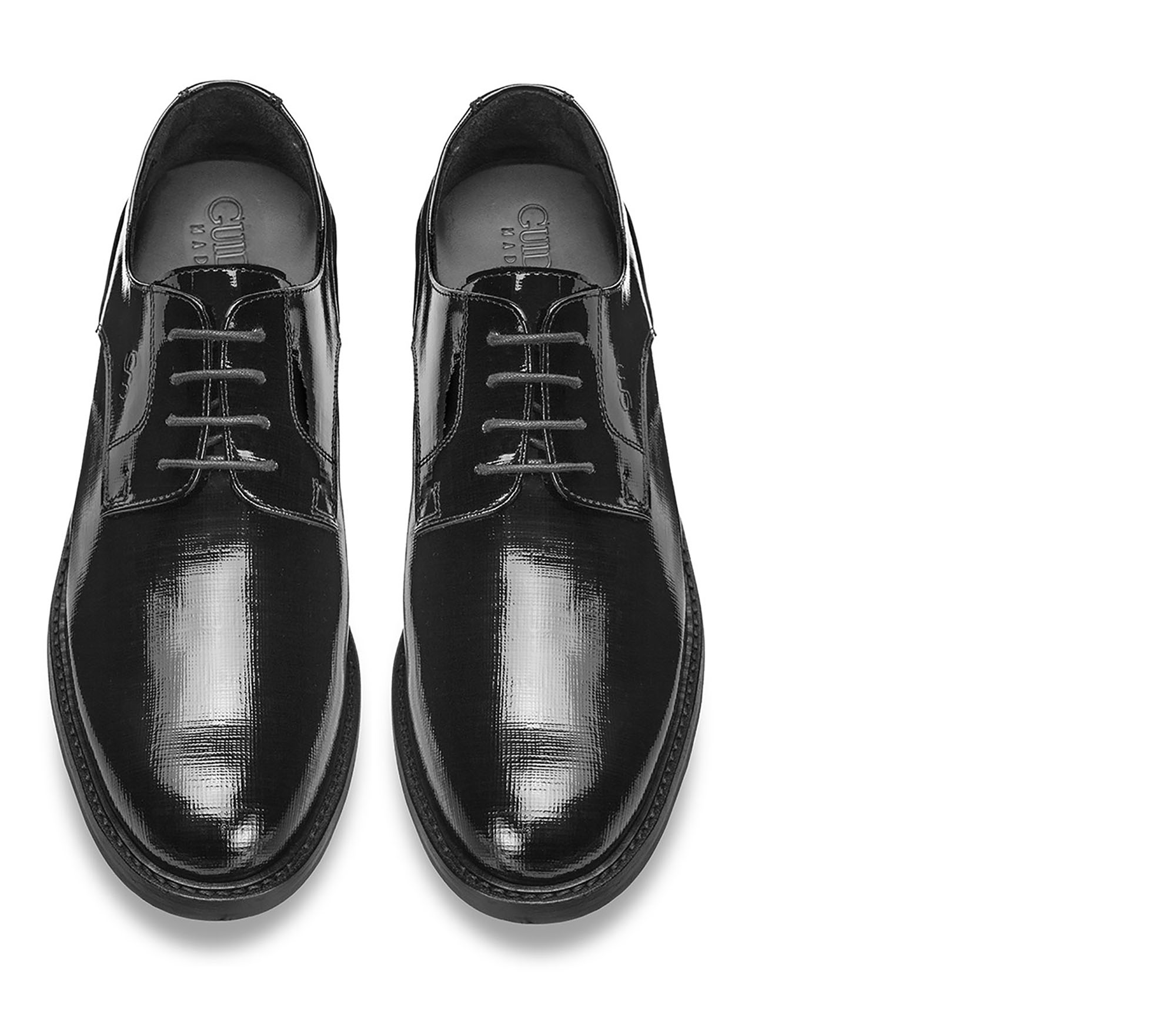 Tiziano - Scarpe Classiche con rialzo in Pelle Vernice Canapata Da 6 a 8 cm più alto
