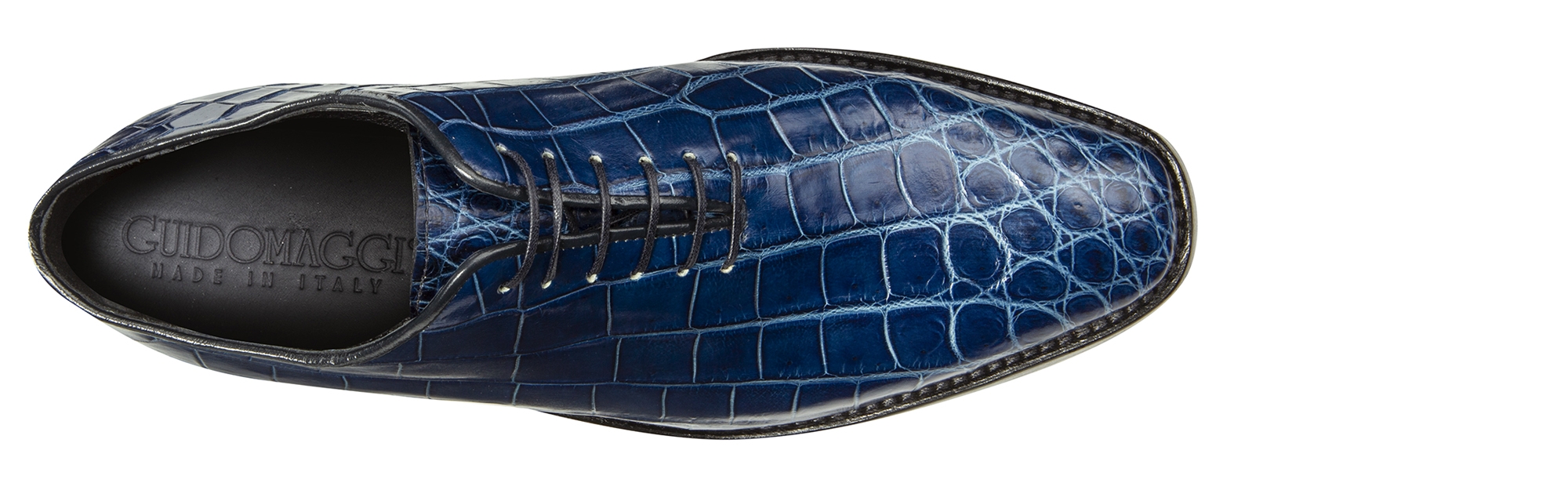 Borghetto - Elevator Shoes in crocodile Leather from 2.4 to 3.1 inches