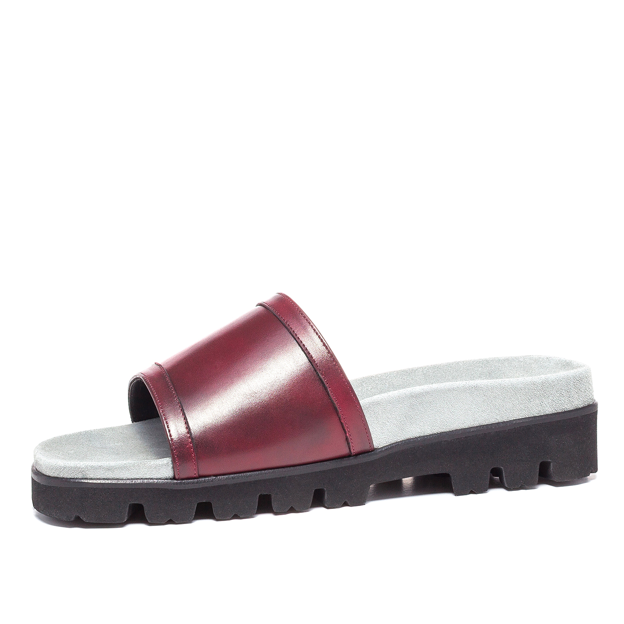 Auckland - Elevator Sandals in Full Grain Leather up to 2 inches
