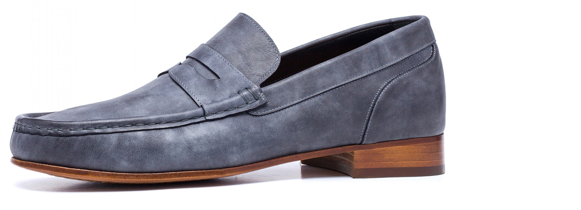  Guangdong - Elevator Loafers in Full Grain Leather up to 6 cm