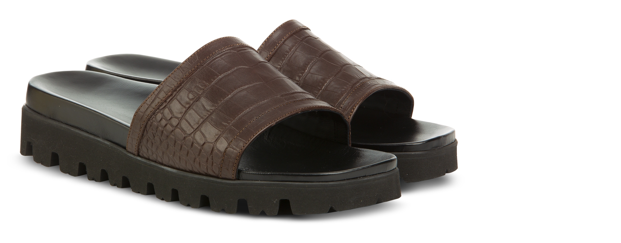 Idra - Elevator Sandals in Full Grain Leather up to 6 cm