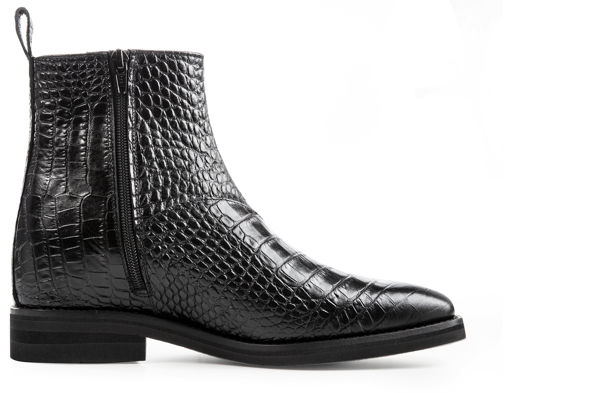  Noto - Elevator Boots in full grain Leather from 2.4 to 4 inches