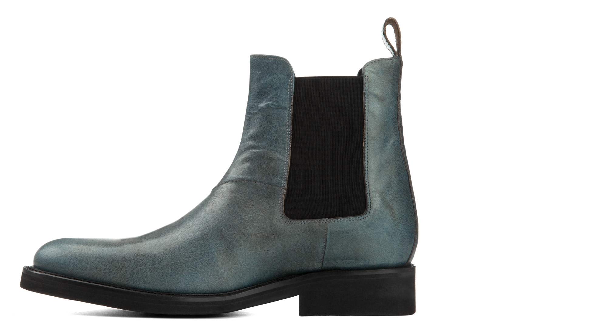 Santene - Elevator Chelsea Boots in Cordovan Leather from 2.4 to 4 inches