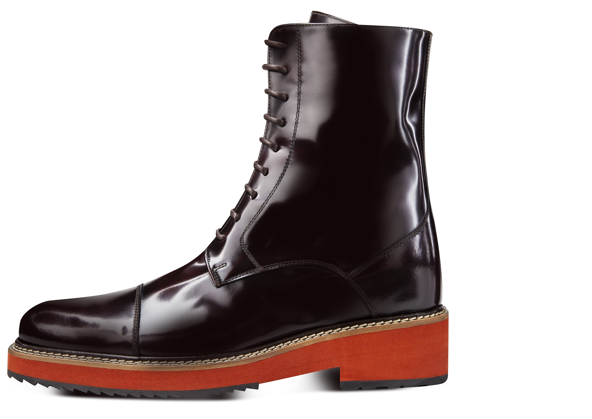 Belfast - Elevator Boots in Full Grain Leather from 4 to 6 inches