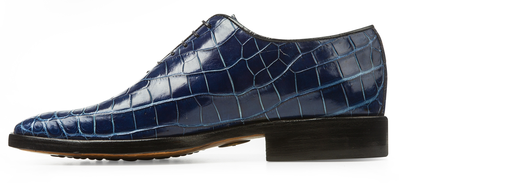 Borghetto - Elevator Shoes in crocodile Leather from 2.4 to 3.1 inches