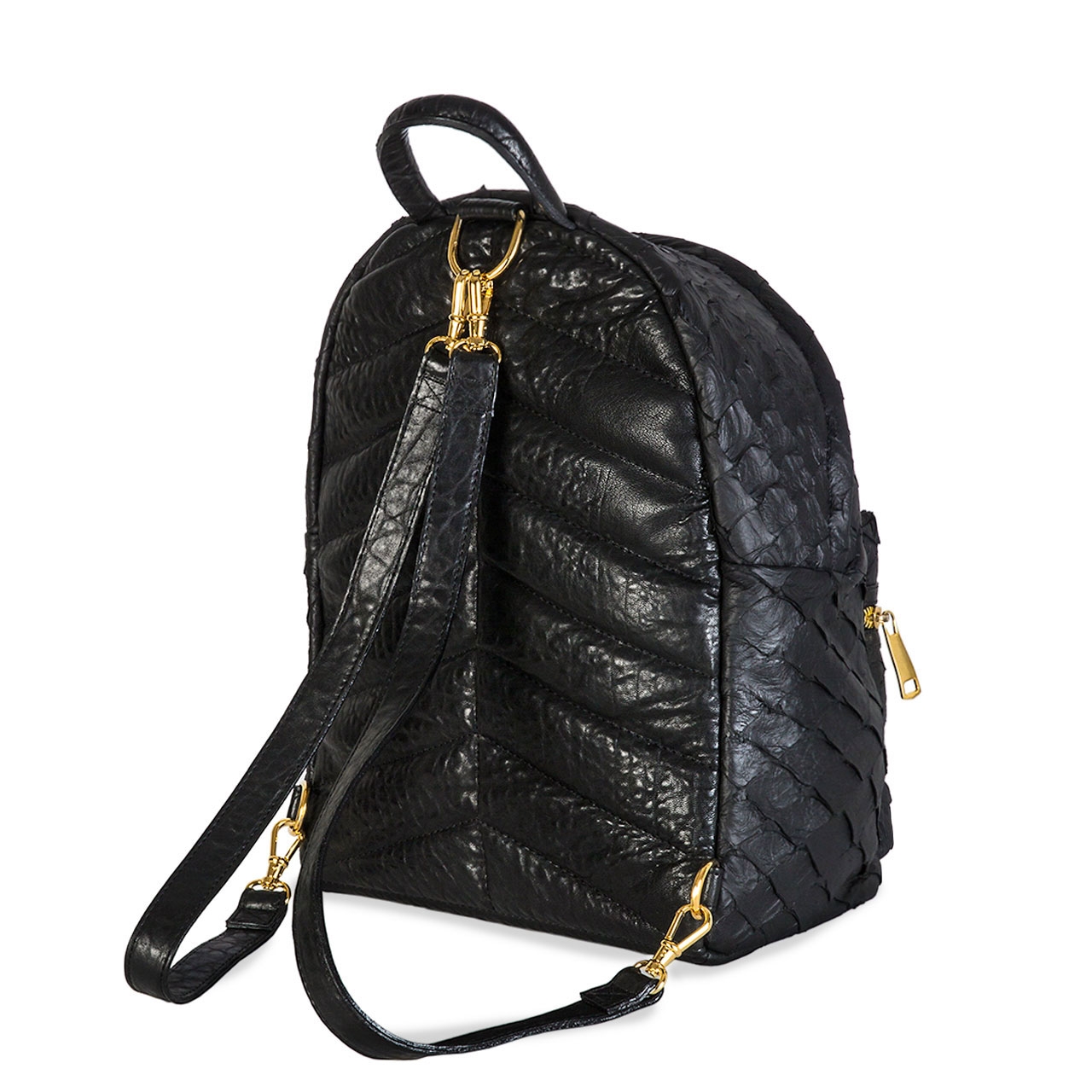 Black Mamba - Backpack in Piracucu Leather