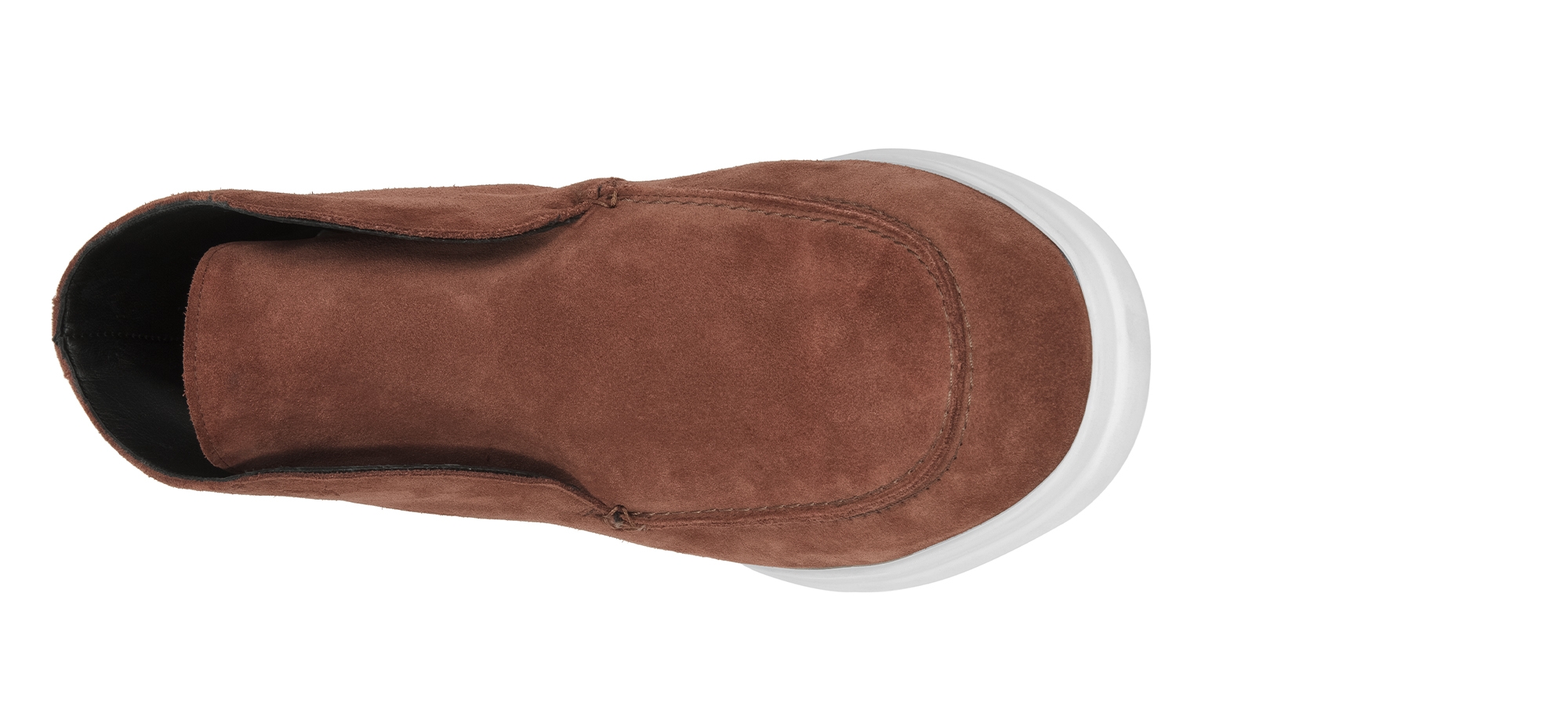 Bauxite - Bottines Courtes rehaussantes en Cuir Daim de 6 cm à 8 cm en plus