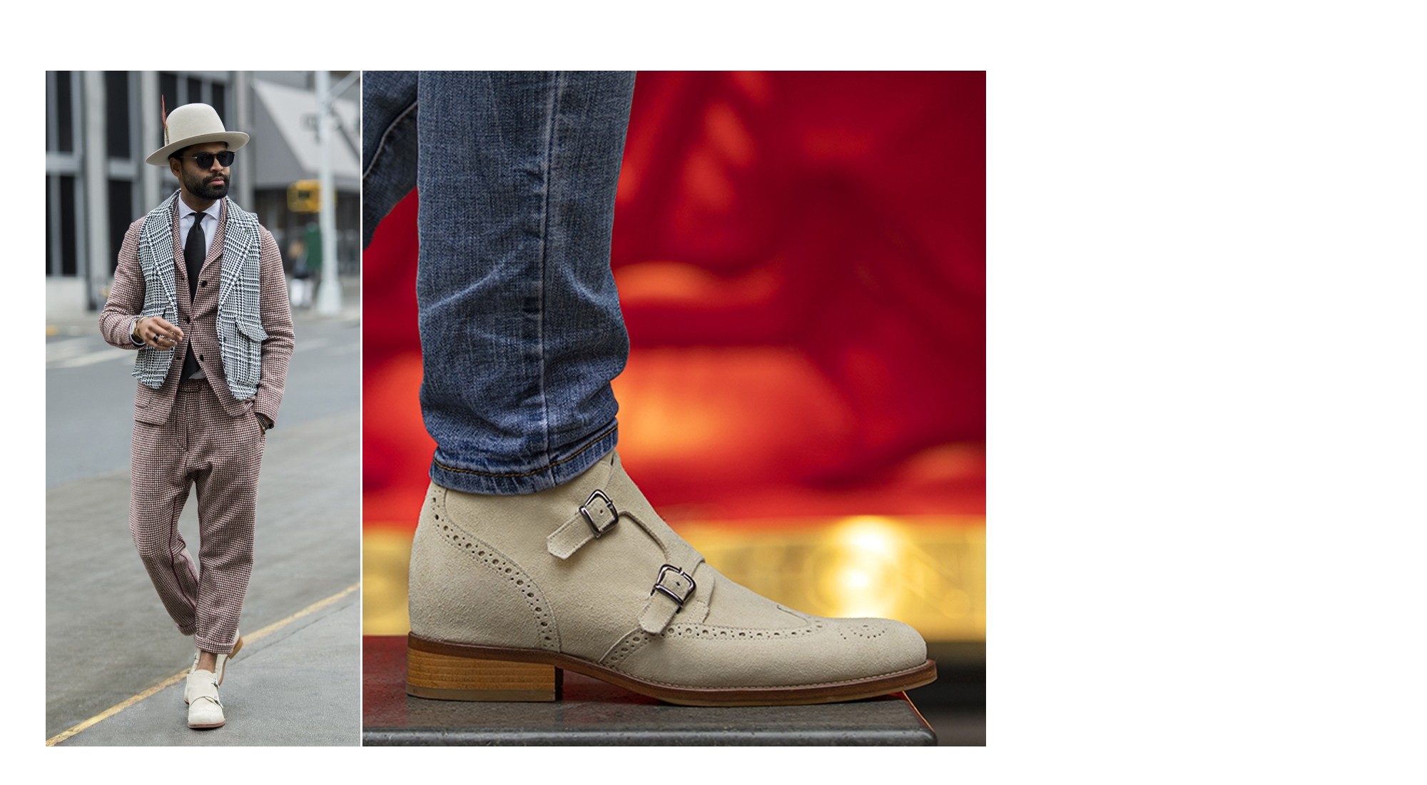 Chile - Elevator Boots in Full Grain Leather from 2.4 to 3.1 inches