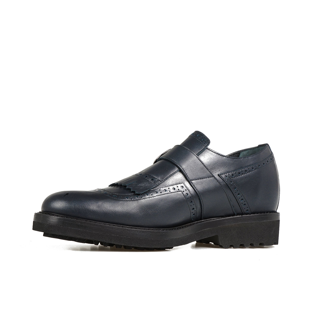 Corso Garibaldi - Scarpe Classiche con rialzo in Pelle Pieno Fiore Da 6 a 8 cm più alto