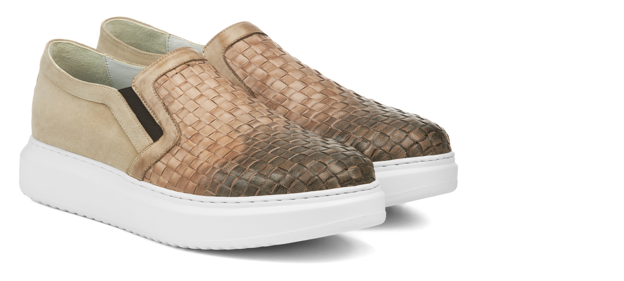 Agra - Elevator Slip-Ons in Mix of leathers up to 2.5 inches