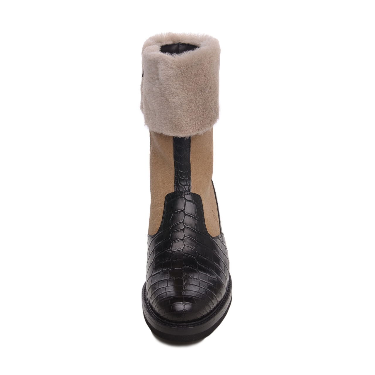 Astana - Elevator Boots in Mix of leathers from 2.4 to 4 inches