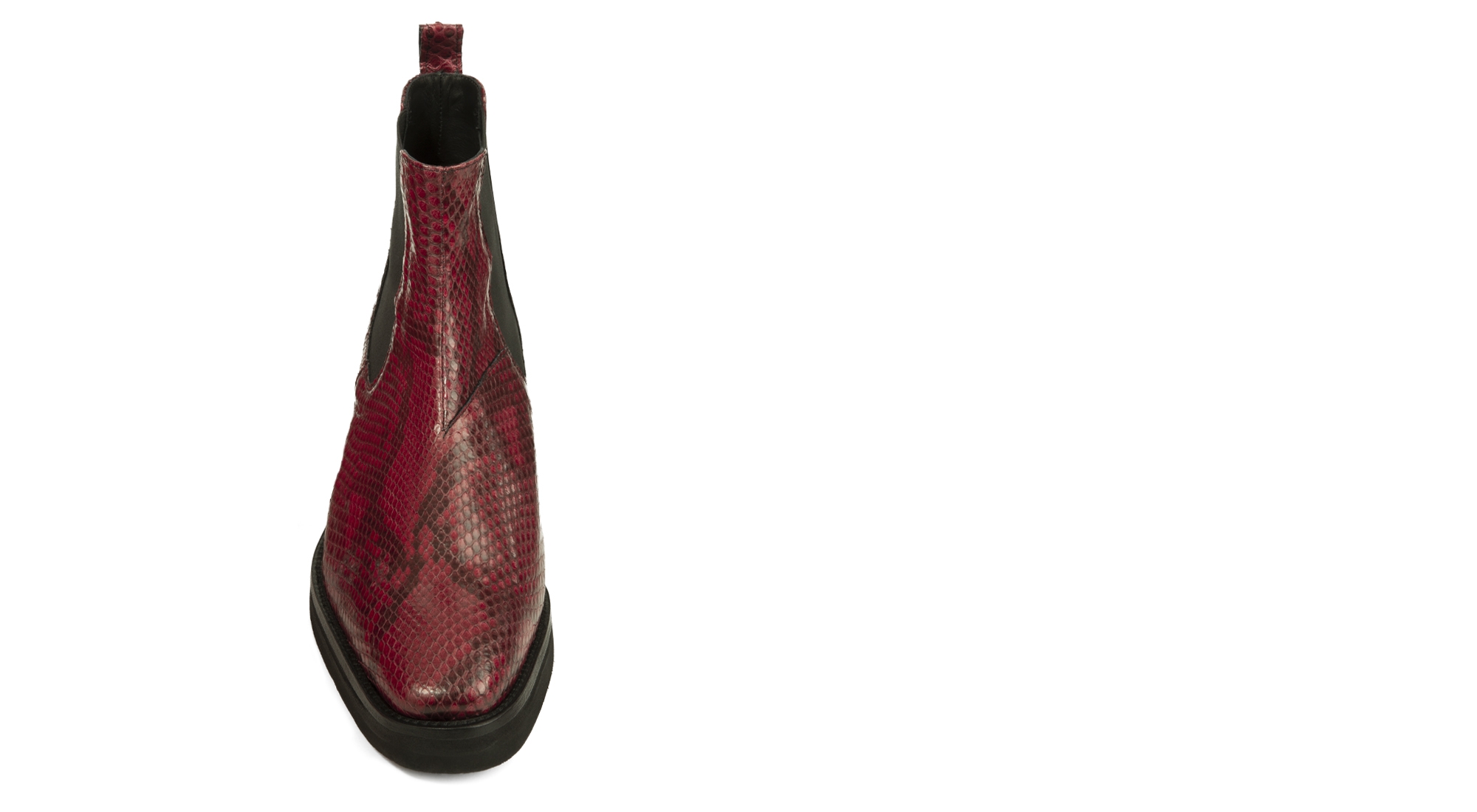Afrin - Chelsea Boots rehaussantes en Cuir Python Jusqu'à 11 cm en plus