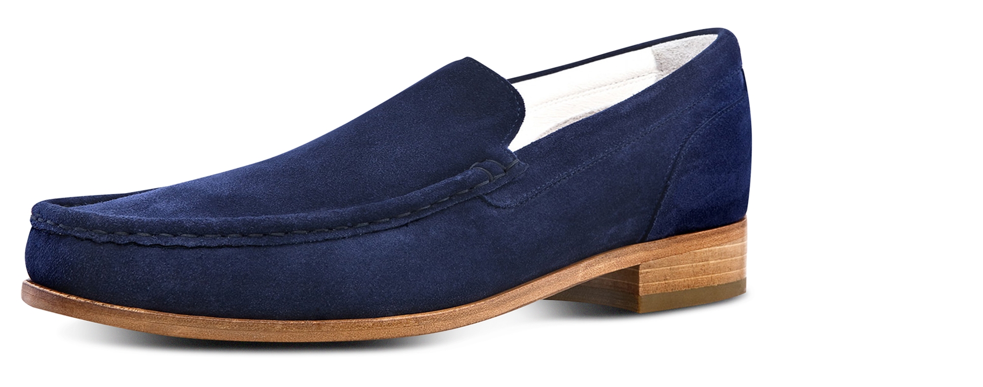 Bahamas - Elevator Loafers in Suede Leather up to 2.6 inches