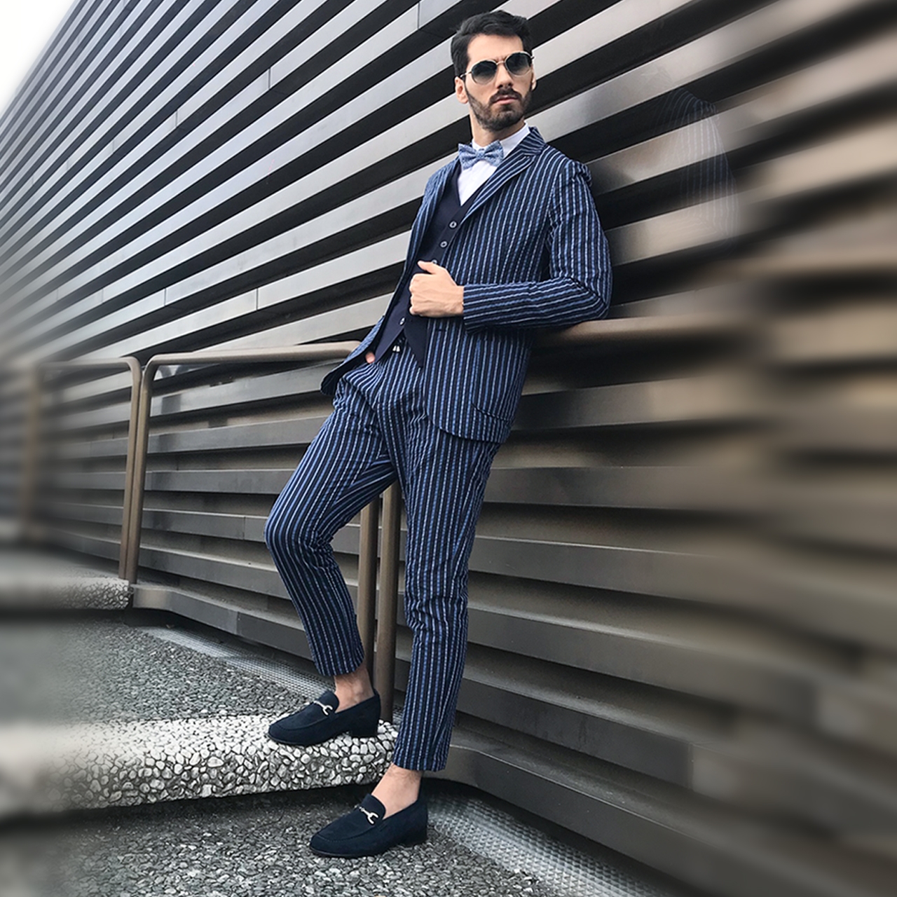 Chimay - Elevator Loafers in Suede Leather up to 2.6 inches