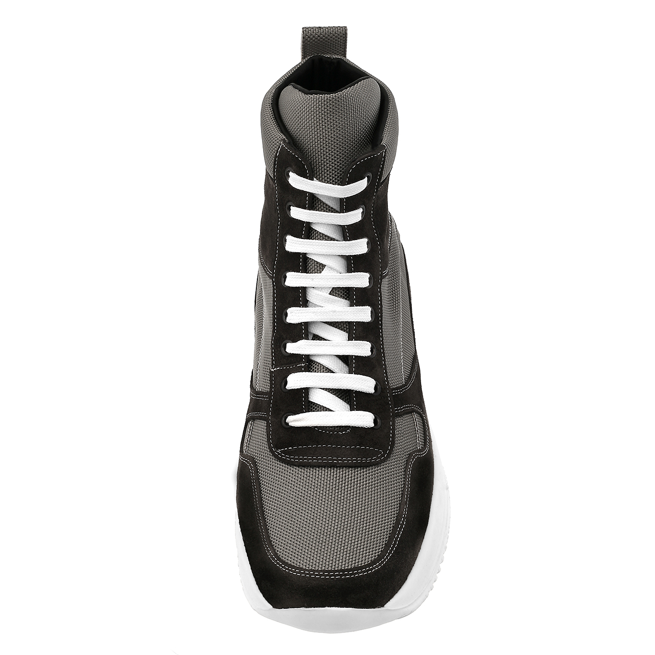 Brisbane - Elevator Sneakers in Leather/fabric mix from 2.4 to 4 inches