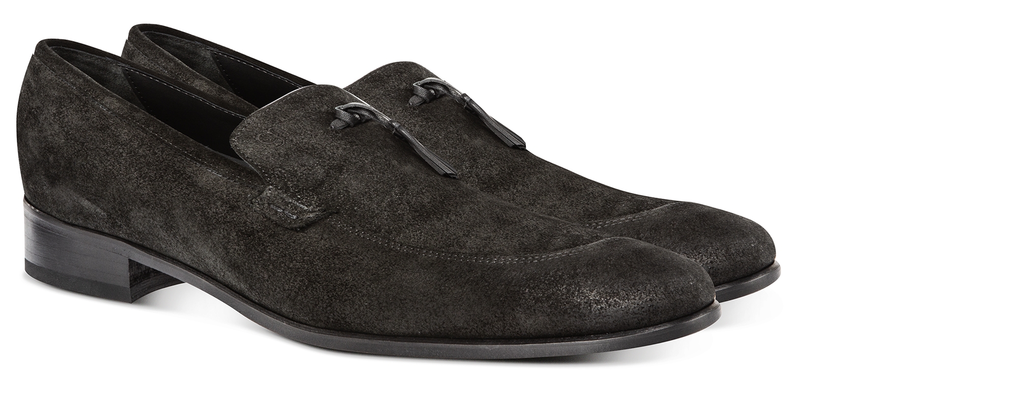 Trentino - Mocassini scarpe con rialzo in Pelle Pieno Fiore da 6 a 8 cm più alto
