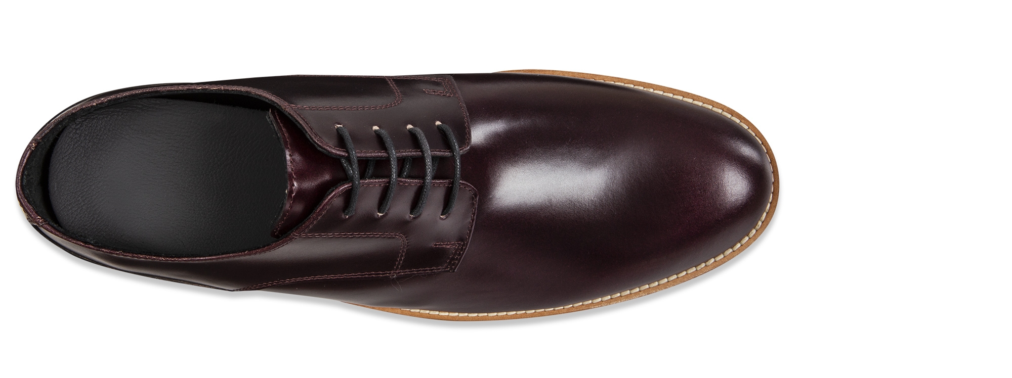 Antibes - Scarpe Classiche con rialzo in Pelle Shell Cordovan da 6 a 8 cm più alto
